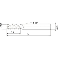 VQMHZVD11/32 CARBIDE ENDMILL