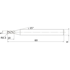 VQSVRD0500 CARBIDE ENDMILL