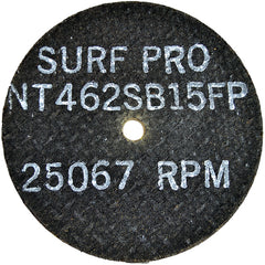4″ × 1/8″ × 1/4″ -Zirconia 36 Grit Type 1 LT Grind & Cut-Off Wheel - Exact Tooling