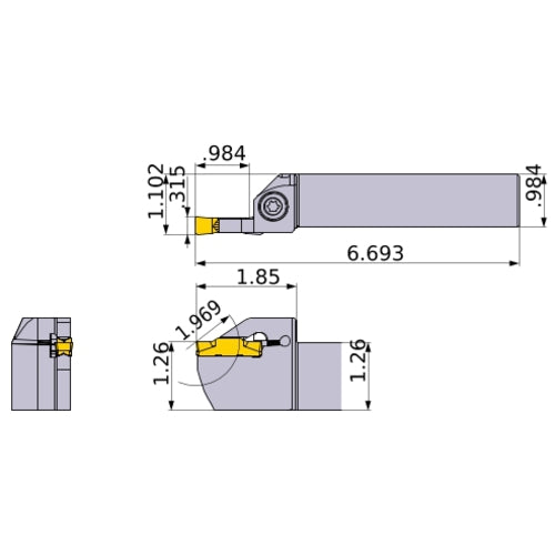 GYPL3225P00-K25 TURNING HOLDER