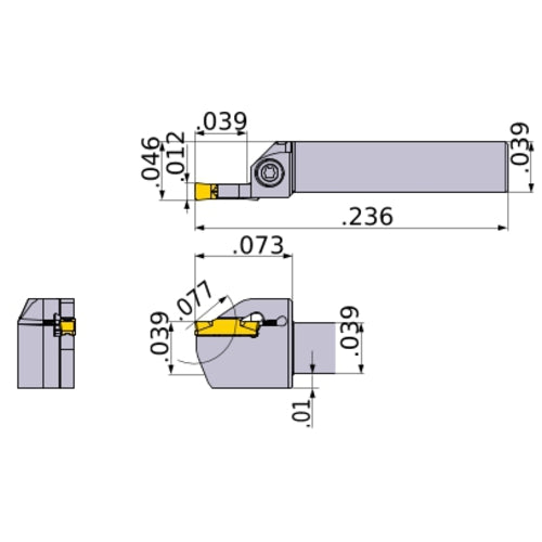 GYPRUS16D00-K25 TURNING HOLDER