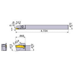 GYSL1212JX00-D13 TURNING HOLDER
