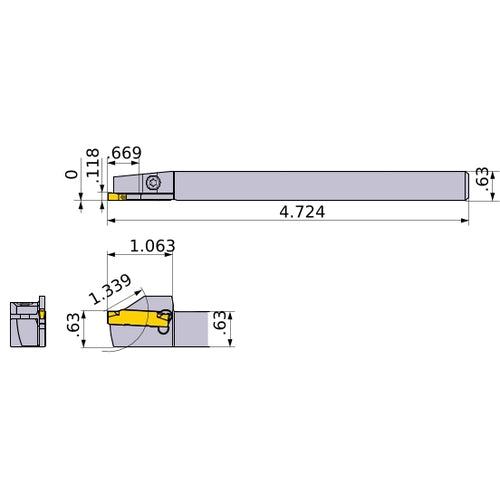 GYSL1616JX00-F17 TURNING HOLDER