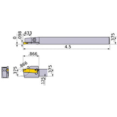 GYSLUS06B00-E11 TURNING HOLDER