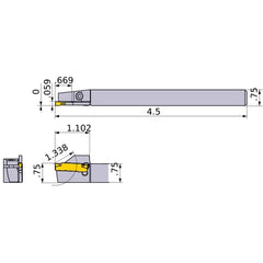 GYSLUS12B00-C17 TURNING HOLDER