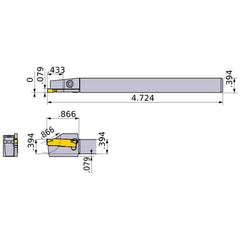 GYSR1010JX00-D11 TURNING HOLDER
