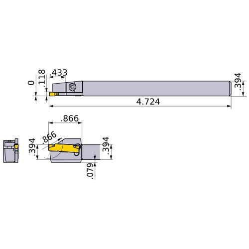 GYSR1010JX00-F11 TURNING HOLDER