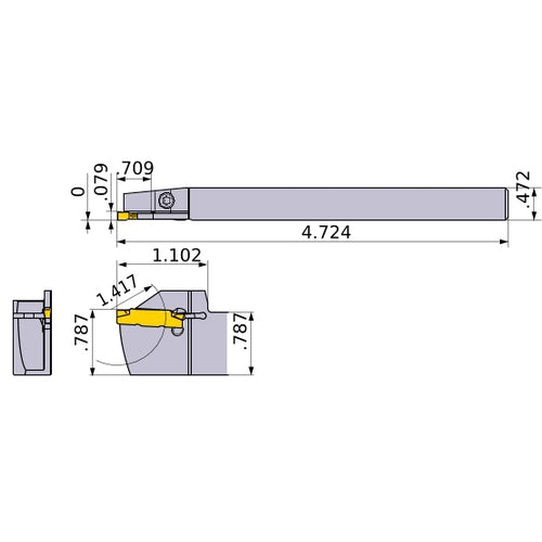 GYSR2012JX00-D18 TURNING HOLDER