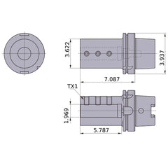 ‎H100TH-B50-180 HOLDER