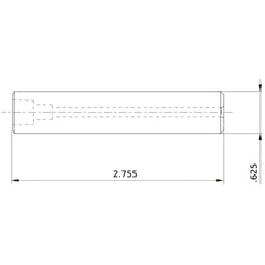 IMX12-G0625L27S SOLID END MILL