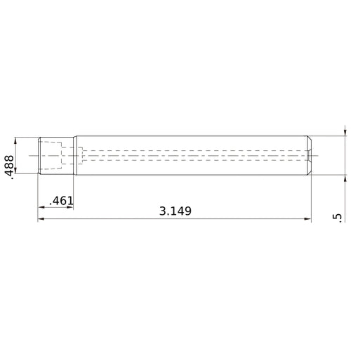 IMX12-U0500N046L31S SOLID END MILL