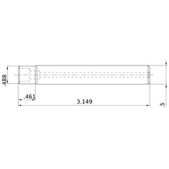 IMX12-U0500N046L31S SOLID END MILL