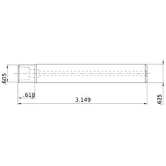 IMX16-U0625N061L31S SOLID END MILL