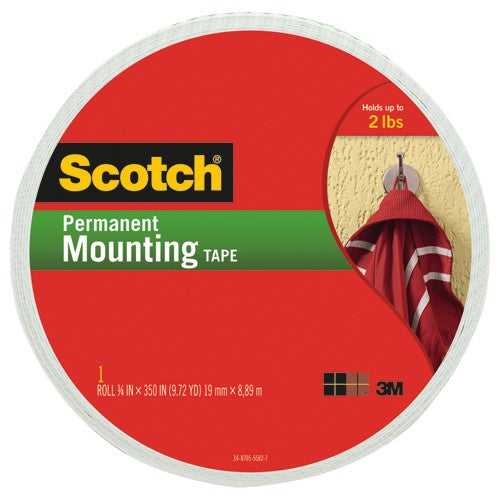 Scotch Mounting Tape 110-LONG .75″ × 350″ (19mm × 8 89m) - Exact Tooling