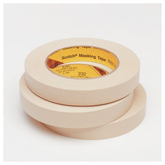3M High Performance Masking Tape 232 Tan 12 mm × 55 m 6.3 mil - Exact Tooling