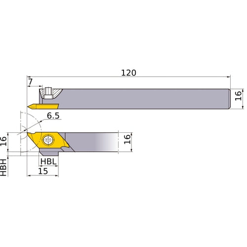 TTAHR1616 TURNING HOLDER