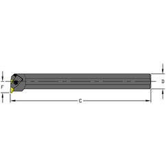 S10Q NEL2 Steel Boring Bar - Exact Tooling