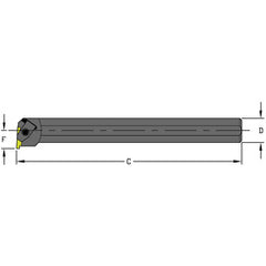 S16R NER3 Steel Boring Bar - Exact Tooling
