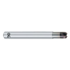 5/16'' Dia. - 3'' OAL - 3/32'' Radius - EXO Coated CBD - High Feed HP End Mill - 4 FL - Exact Tooling
