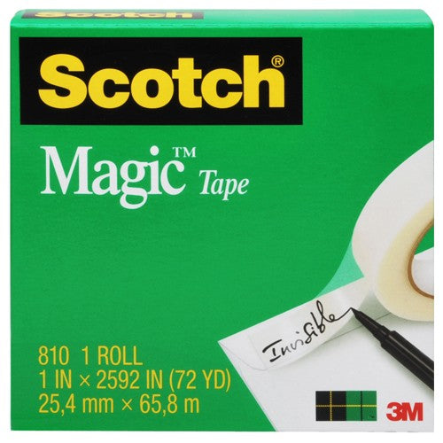 Scotch Magic Tape 810 1″ × 1296″ Boxed - Exact Tooling