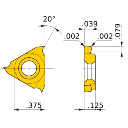 GTAT10020V5L-U VP15TF INSERT