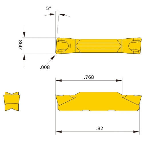 GY2M0250E020L05-GM VP20RT GY INSERT