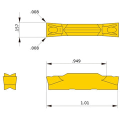 GY2M0400G020N-MM NX2525 GY INSERT