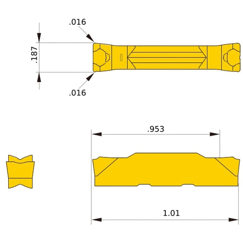 GY2M0475H040N-GU NX2525 GY INSERT