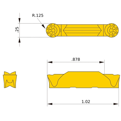 GY2M0635J318N-BM NX2525 GY INSERT