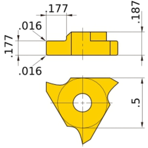 MGTR43450 UTI20T INSERT