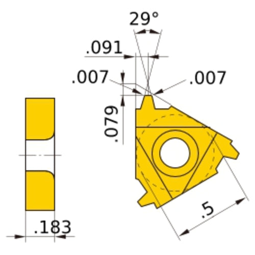 MMT22ER050ACME VP10MF INSERT