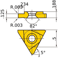 TNMC43NGR125 UTI20T INSERT