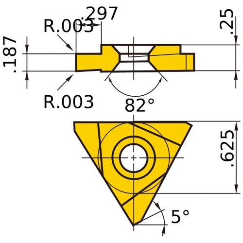 TNMC54NGL187 UTI20T INSERT