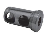 Type J Tool Holder Bushings - Part #  TBJ-10-0625-B - (OD: 1") (ID: 5/8") (Center Hole Distance: 7/8"   &   Shoulder to Center of First Hole: 7/16"   ) (# of Holes: 2 & Hole Size: 5/8") (Length Under Head: 1-3/4") - Exact Tooling