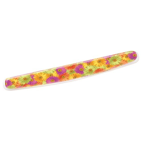 3M Gel Wrist Rest WR308DS Clear Gel Design Compact Size Daisy 2.75″ × 18″ x .75″ - Exact Tooling