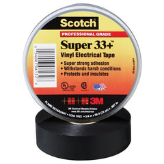 Scotch Super 33+ Vinyl Electrical Tape 3/4″ × 36 yd Black - Exact Tooling