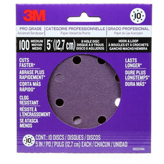 ‎3M Pro Grade Sanding Discs 88520NA-9-B 5″ × 8 Hole 100 grit - Exact Tooling