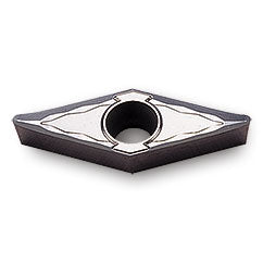 VCGT 43575LOC Grade K10 - Turning Insert - Exact Tooling