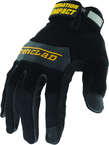 Vibration Impact Resistant Work Glove - Black/Gray - Large - Exact Tooling