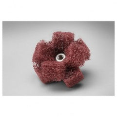 ‎Scotch-Brite Cross Buff 1-1/2 in × 1/2 in × 2 PLY × 8-32 High Strength A VFN - Exact Tooling