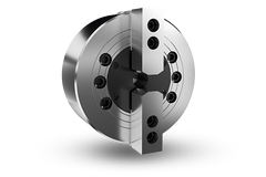 Auto Strong VT Series 2-jaw and 4-jaw wedge type non through-hole power chuck (adapter excluded) - Part # VT-210 - Exact Tooling