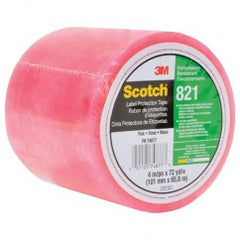 List 821 4" x 72 yds Labelgard Film Tape - Pink - Exact Tooling