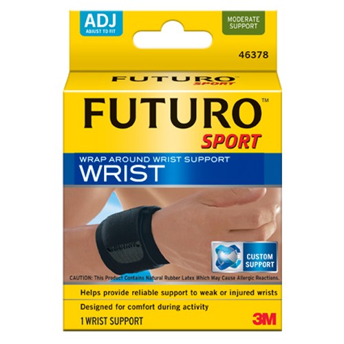 FUTURO Wrist Support Strap 46378ENR Adjustable Black - Exact Tooling