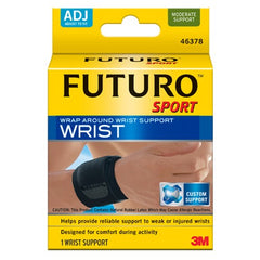 FUTURO Wrist Support Strap 46378ENR Adjustable Black - Exact Tooling