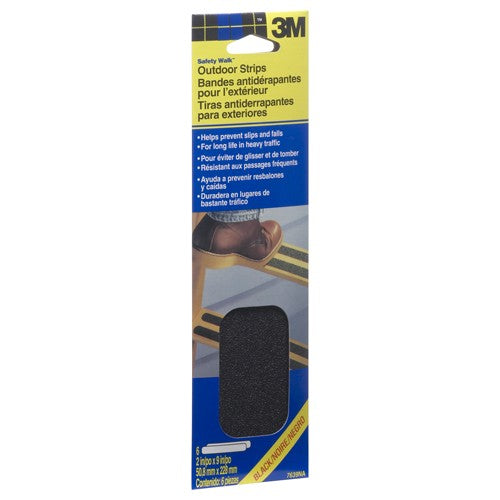 3M Safety-Walk Slip Resistant Tape 610B-T2X9 Black 2″ × 9″ - Exact Tooling