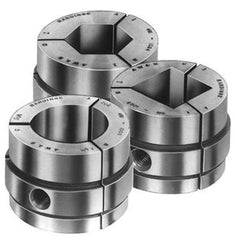 Collet Pad for Warner & Swasey Machine #5 (3pc Split) - 1-1/2" Round Serrated - Part #  CP-WS8RE15000 - Exact Tooling