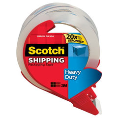 Scotch Heavy Duty Shipping Packaging Tape 3850S-RD 1.88″ × 38.2 yd (48 mm × 35 m) - Exact Tooling