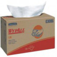 Dry Wipe, WYPALL L30, 9 3/4 in × 10 in, Number of Sheets 120, White - Exact Tooling