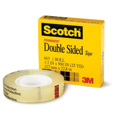 Scotch Double Sided Tape 665 1″ × 1296″ Boxed - Exact Tooling