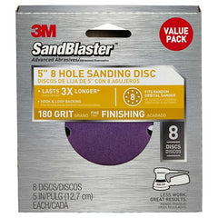 5 in × 8Hole 3M™ SandBlaster™ Sanding D Alt Mfg # 96756 - Exact Tooling